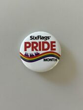 Six Flags Theme Park Pride Month Lapel Pin picture