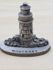 Vintage Spoonliques Pewter Lighthouse Monterey 1981 Miniature picture