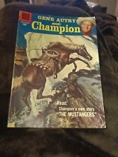 Gene Autry and Champion 113 Dell Comics 1957 Silver Age Western Painted Cover  picture