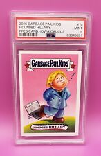 Garbage Pail Kids #1a HOUNDED HILLARY 2016 Topps GPK Presidential PSA 9 picture