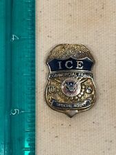 REAL N RARE HOMELAND ICE IMMIGRATION COMMERCIAL FRAUD POLICE BADGE PIN FBI DEA picture