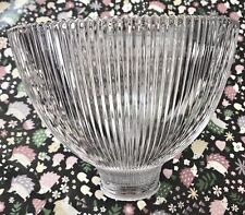 Antique Large Holophane Pendant Glass Shade, Early Electric - 2 1/4