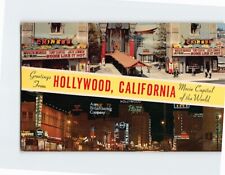 Postcard Movie Capital of the World Greetings from Hollywood California USA picture
