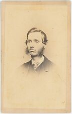 Young Man With Long Sideburns Brooklyn, New York 1860s CDV Carte de Visite X802 picture