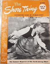 The Shore Thing Northern NJ Magazine Sept. 1949 Vintage Deal Spring Lake Avon picture