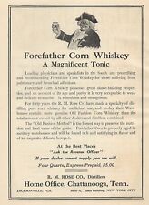 Antique 1900's Alcohol - Forefather Corn Whiskey - Magnificent Tonic  - 1908 AD picture