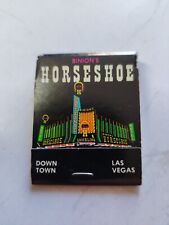 VINTAGE ~ BINION'S HORSESHOE DOWNTOWN LAS VEGAS HOTEL & CASINO ~ BOOK OF MATCHES picture