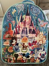 Disney Parks Loungefly Joey Chou Castle Magic Kingdom Firework Mini Backpack NWT picture
