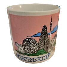Vintage Cedar Point Amusement Park Sandusky Ohio Coffee Mug/Cup Good Condition  picture