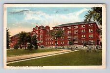 Rochester MN-Minnesota, St Mary's Hospital, Antique, Vintage c1980 Postcard picture