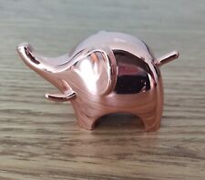 Little Copper Elephant Ornament by NEXT, Heavyweight Shiny Metallic Elephant picture