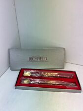 Vintage Richfield Tachikichi Leaf-Shaped Gold Stirrers - 8