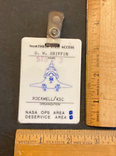 Original NASA Rockwell KSC STS-3 Employee Launch Access Pass Badge #1320 picture
