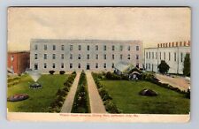 Jefferson City MO-Missouri, Prison Court Showing Dining Hall, Vintage Postcard picture