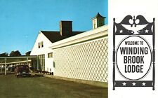 Postcard NH Keene Winding Brook Lodge Unposted Chrome Vintage PC G8835 picture