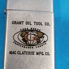 Vintage Alan Randal Co Appreciation Lighter Grant Oil Tool Mac Clatchie picture