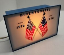 VTG GE Bicentennial Liberty Light 1776 1976 Lamp Box Nightlight Man Cave Patriot picture