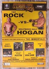 WrestleMania X8 Gamecube Game Art 2002 Print Ad/Poster HULK HOGAN THE ROCK WWE  picture
