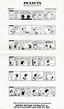 6 Daily Peanuts Strips by Charles Schulz July 23 to July 28 1973 Photostat Print picture