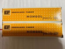 17 Vintage Eberhard Faber MONGOL Pencils Number 480 #2 Plus 2 Boxes *NEW* picture