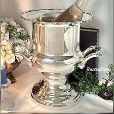 Champagne Bucket Oneida Silver Plated Georgian Scroll Ice Bucket / Urn Trophy ~ picture