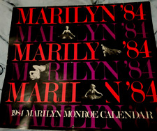 1984 Marilyn Monroe Calendar rare picture