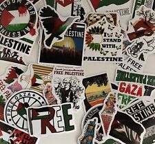 10 Pcs Mixed Lot of Pro Palestine Stickers - No Duplicates -  -New picture