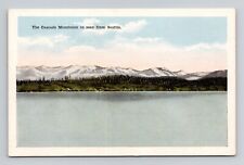 Postcard Cascade Mountains Seattle Washington, Vintage E15 picture
