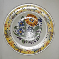 Vintage Kellinghusen Ceramic Hand Painted Floral Plate, 8-3/4