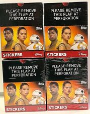 2016 Topps Star Wars The Force Awakens Stickers Factory Sealed Box Lot of 4 picture