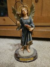 VTG Archangel St. Raphael Statue Sculpture; Saint Guardian Angel picture