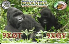 QSL 2018 Rwanda     radio card picture