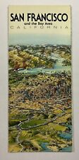 1993 CITY OF SAN FRANCISCO, CALIFORNIA PANORAMIC BIRD'S EYE VIEW MAP picture