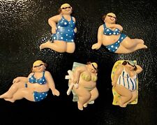 U CHOOSE Curvy Woman Bathing Beauties Beach Lady Fridge Magnets picture