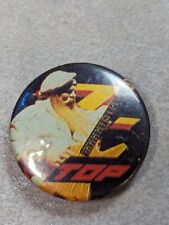 Vintage 80s ZZ Top Pin Badge Purchased 1987 picture