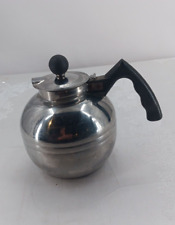 Vintage Stainless Steel Kettle Tea/Coffeepot Nicro USA Chicago 1512B   picture