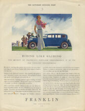 Riding Like Gliding - Airplane Performance Air-Cooling: Franklin ad 1931 SEP picture
