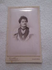 CDV PHOTO - young woman [cliche GALLAS CHARTRES circa 1880] picture