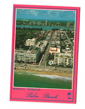 Worth Avenue Palm Beach, Florida Postcard Unposted 4x6 picture