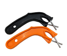 2-Pack The EDGEMAKER PROFESSIONAL Knife Sharpener  Orange Sharpener / Black Hone picture