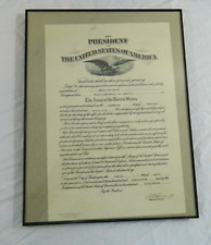 US Army Officer Reserve Corps Certificate 1st LT Air Services Signed AGO 1925 picture