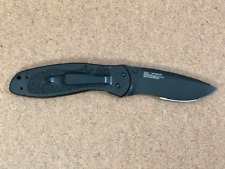 KERSHAW BLUR Spring Assist knife BLACK Combo edge blade(KS1670BLKST)- Great COND picture