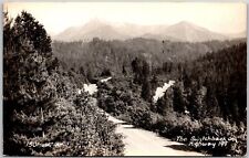 The Switchback on Highway 199 California CA Real Photo RPPC  Postcard picture