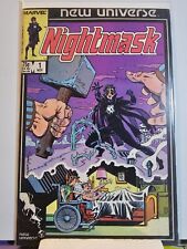 New Universe Nightmask #1 Comic 1986 Marvel Comics picture