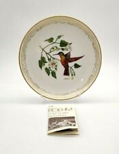 Mint Boxed Boehm Porcelain English Bone China Plate Brazilian Ruby Hummingbird picture