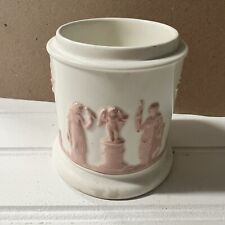 wedgwood pink on cream angels jar without lid 3.5 inches tall Holder Cup picture