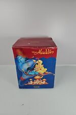 Vintage New Schmid Disney Aladdin Genie On Rock Rotating Music Box 1 picture