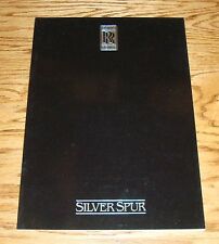 Original 1981 Rolls Royce Silver Spur Deluxe Sales Brochure 81 picture