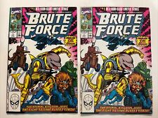 Brute Force #1 (Aug 1990, Marvel Comics) NM/VF (2 Book Lot) 1st Team Appearance picture