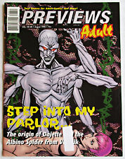 Previews Adult Aug 1998 Verotik Albino Spider of Dajette cover Secret Plot Miki picture